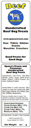 beef dog treats