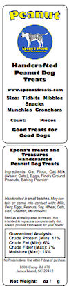 peanut dog treats